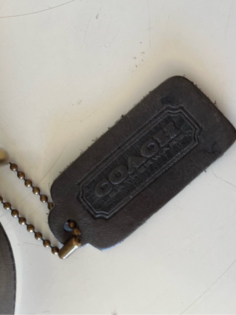 Vintage COACH Whitney 4415 blue / gray flap bag - Picture 14 of 15